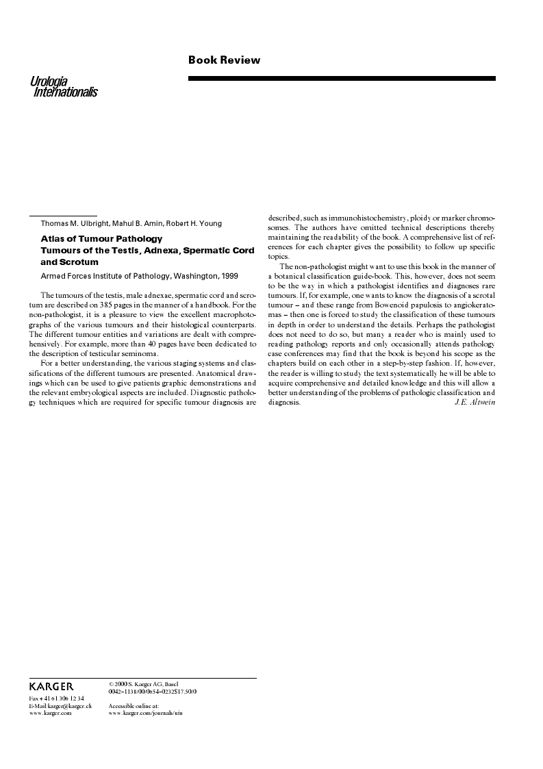First page of Book Review