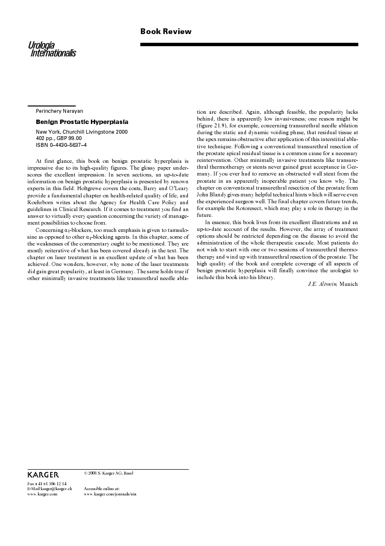 First page of Book Review