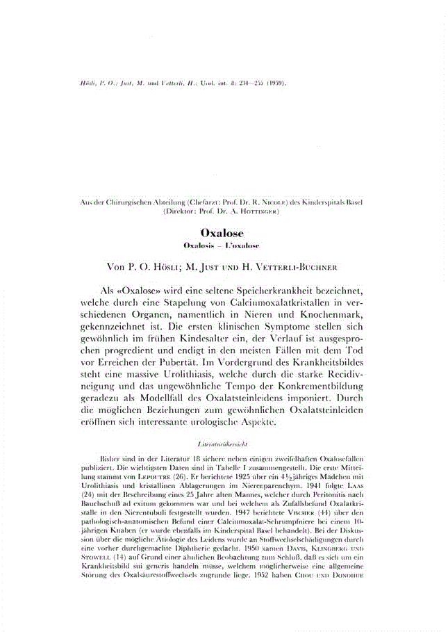 First page of Oxalose