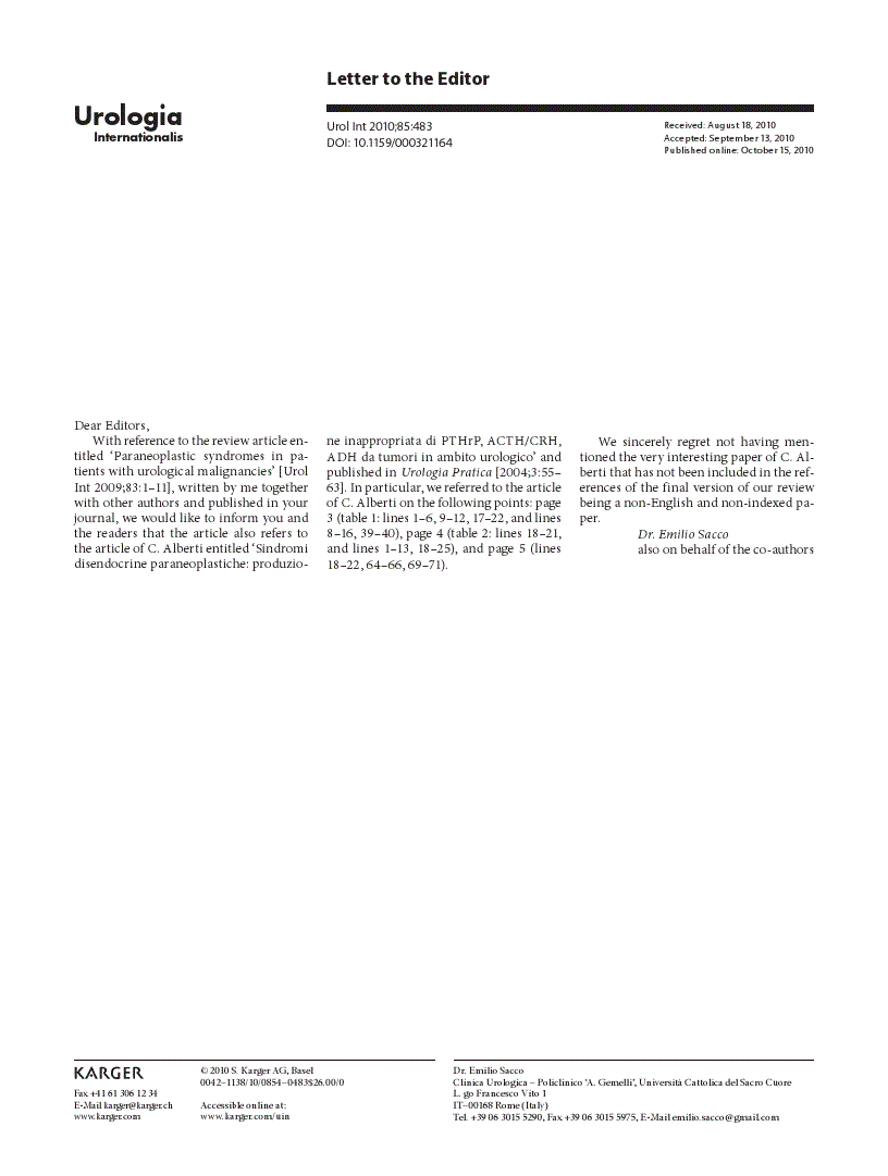 First page of Addendum