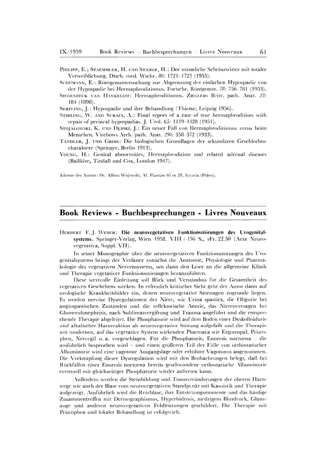 First page of Book Reviews