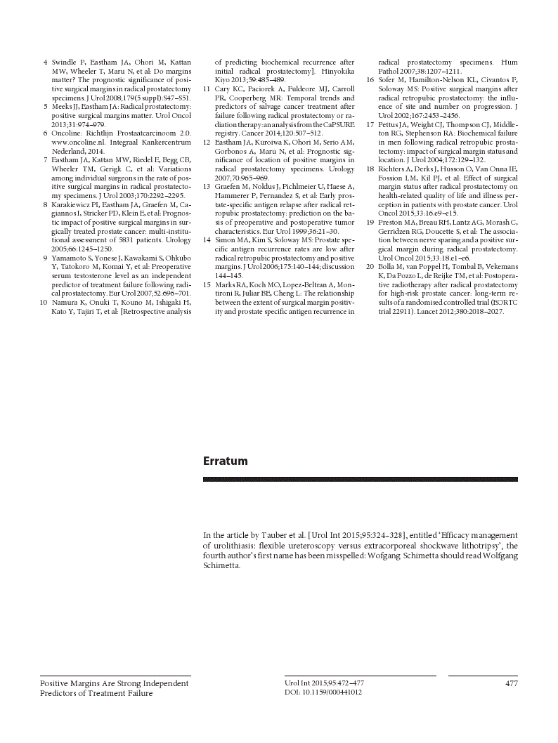 First page of Erratum