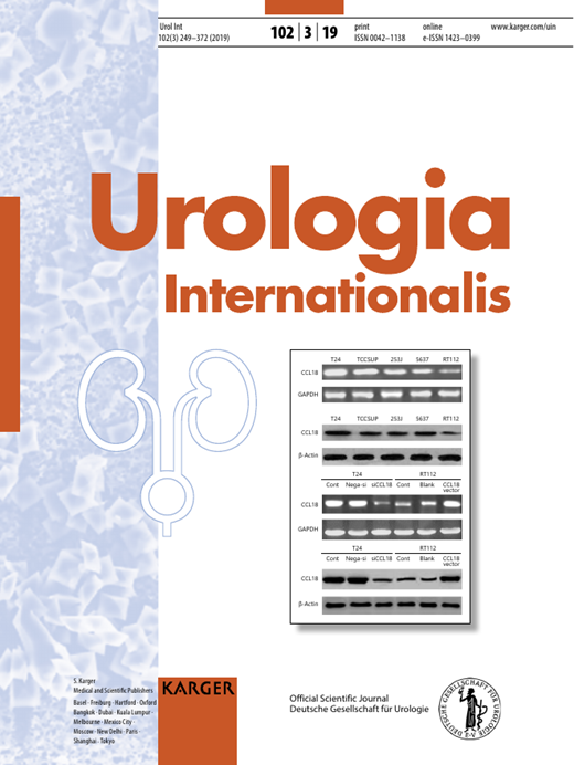 Urologia Internationalis Cover Image for Volume 102, Issue 3