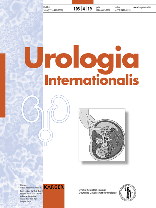 Urologia Internationalis Cover Image for Volume 103, Issue 4