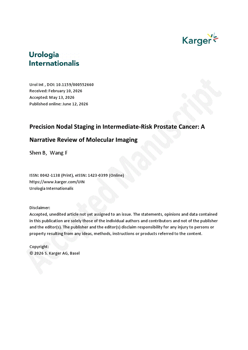 First page of Precision Nodal Staging in Intermediate-Risk Prostate Cancer: A Narrative Review of Molecular Imaging