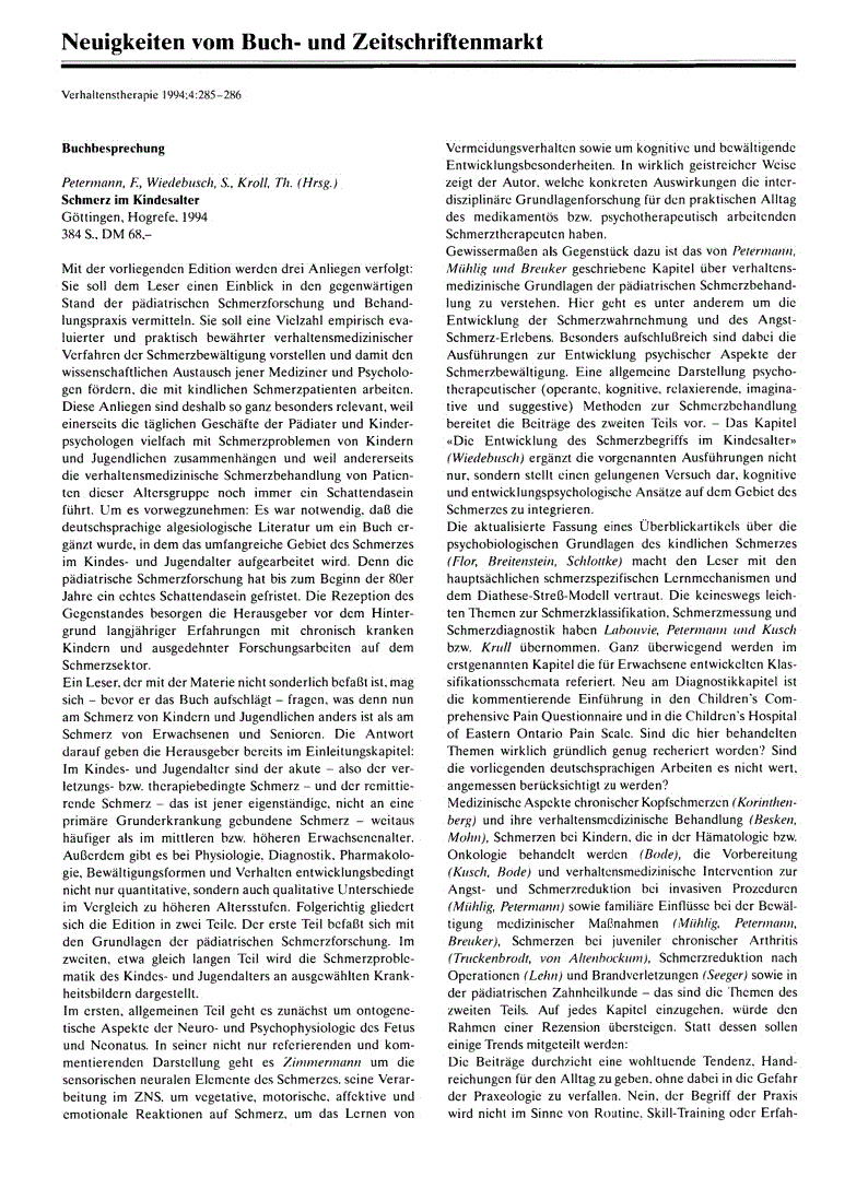 First page of Neuigkeiten vom Buch- und Zeitschriftenmarkt