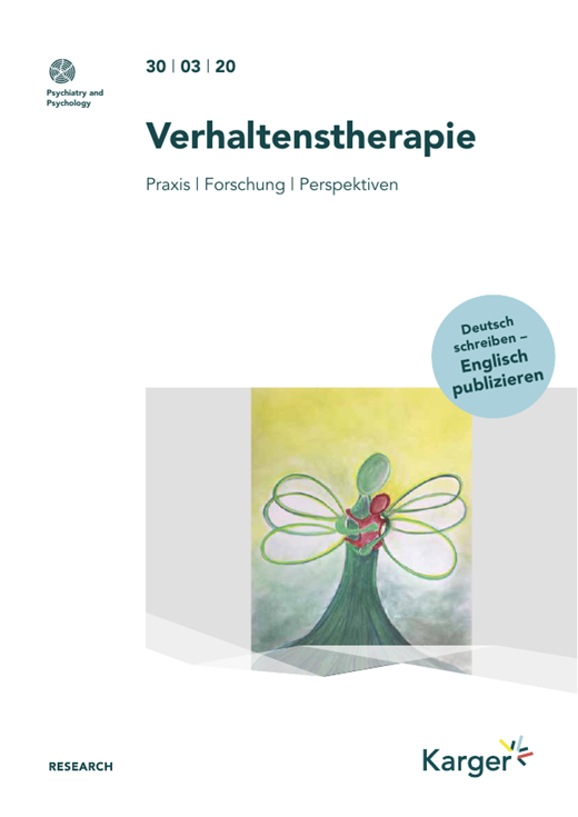 Verhaltenstherapie Cover Image for Volume 30, Issue 3