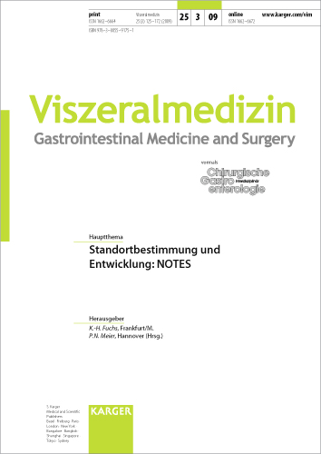 Viszeralmedizin Cover Image for Volume 25, Issue 3