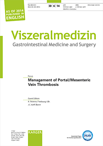 Viszeralmedizin Cover Image for Volume 30, Issue 6