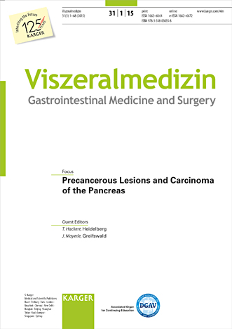 Viszeralmedizin Cover Image for Volume 31, Issue 1