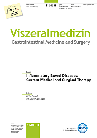 Viszeralmedizin Cover Image for Volume 31, Issue 4