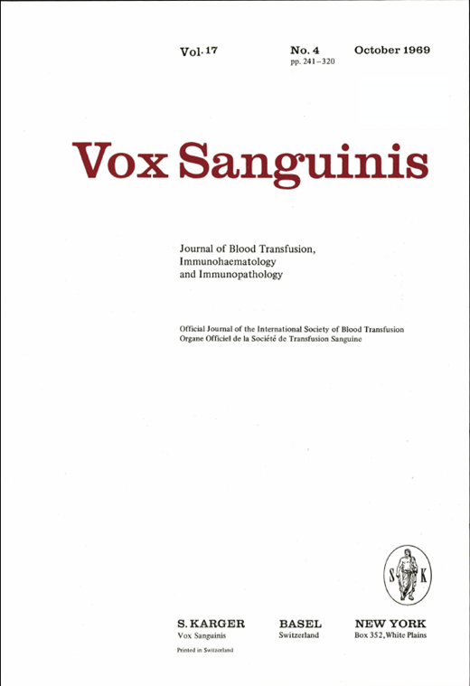 Rh Antibodies in Liquor Amnii Vox Sanguinis Karger Publishers