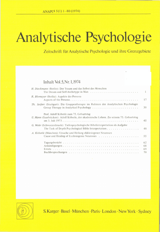 Die Gruppentherapie im Rahmen der Analytischen Psychologie